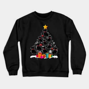 Scottish Terrier Christmas Tree Merry Xmas Crewneck Sweatshirt